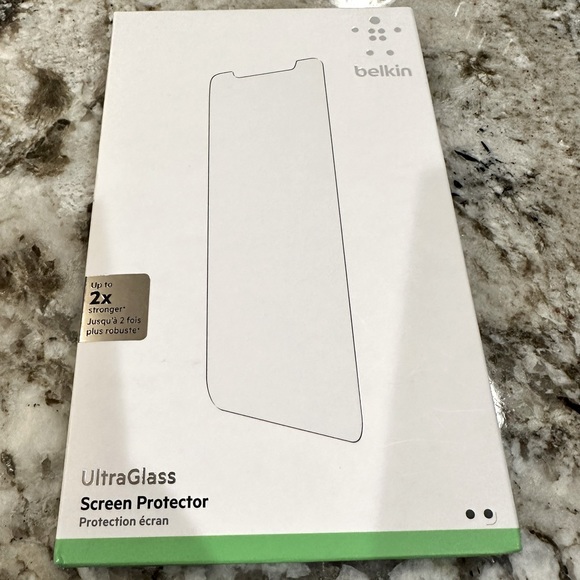 Belkin screen glass ultra screen protector for iPhone 12 Pro - Picture 1 of 4